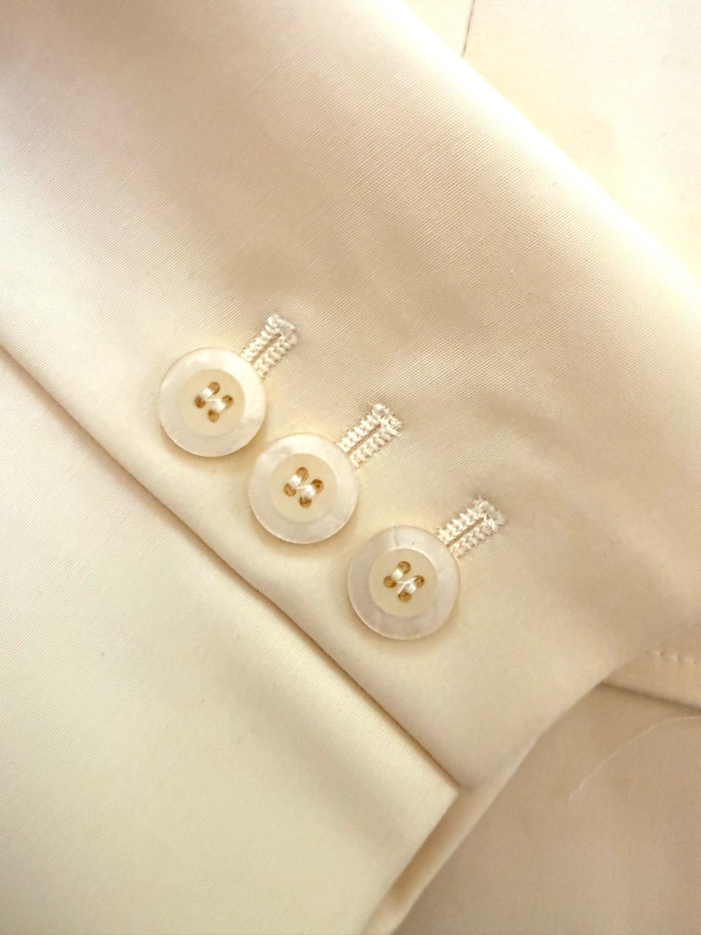 Talbots Petites Stretch Blazer Butter Yellow Cotton Blend Size 10P NWT - Picture 6 of 11